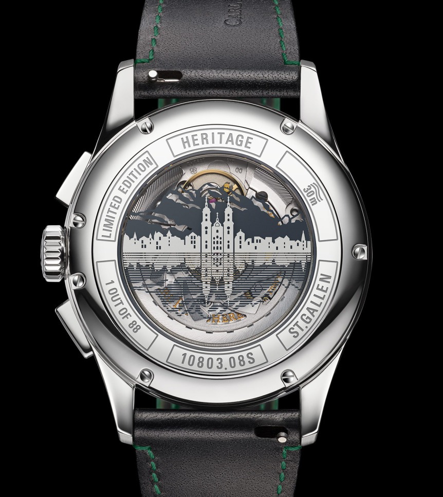 ICONIC LANDMARKS ENGRAVED ON THE CASE BACK
