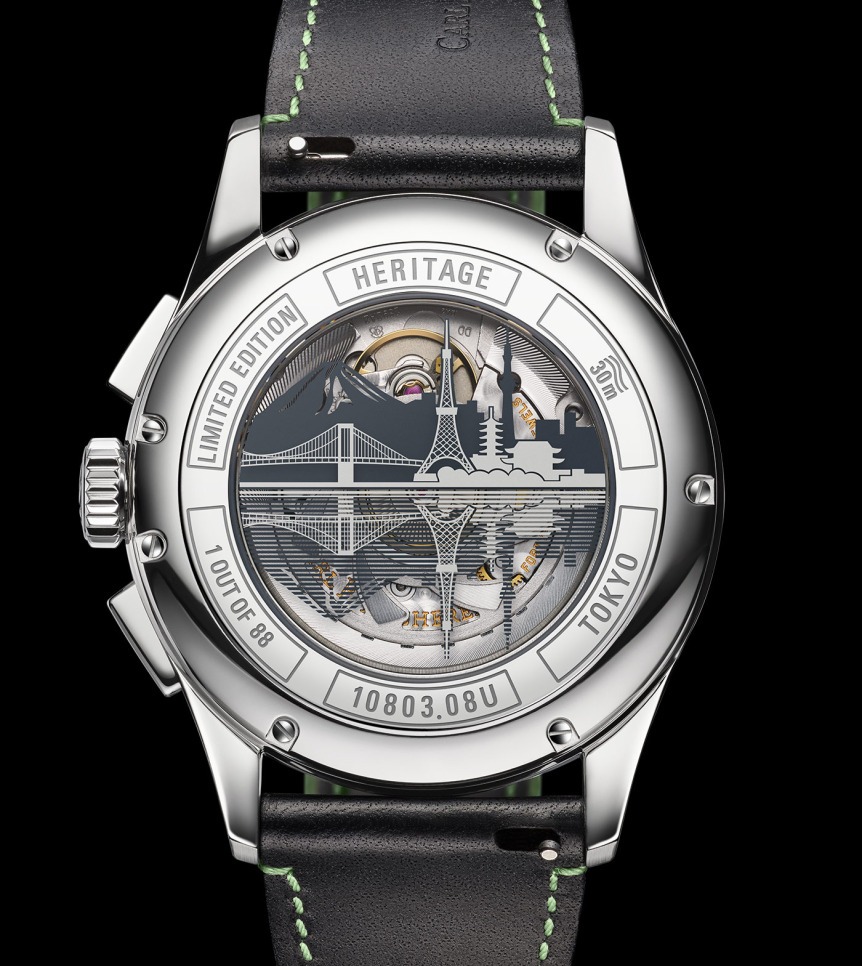 ICONIC LANDMARKS ENGRAVED ON THE CASE BACK